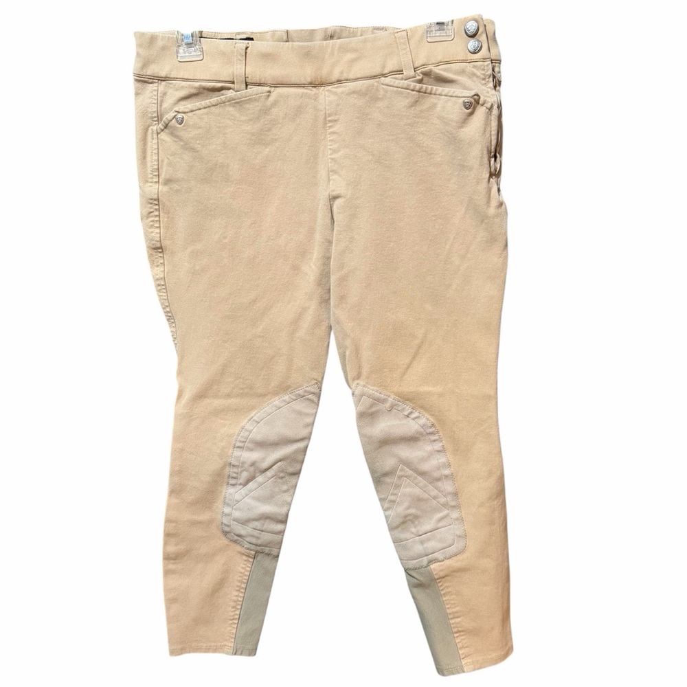 Ariat Heritage Equestrian Riding Pants Breeches Sz 30 Khaki Tan